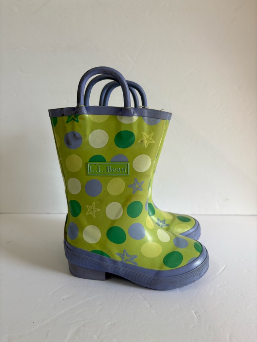 LL Bean Toddlers' Puddle Stompers Rain Boots Size 7